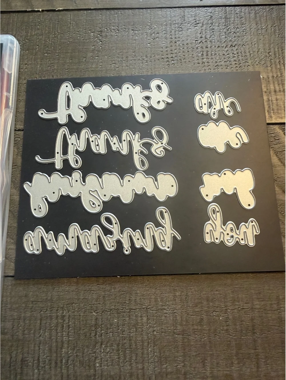 Stampin’ Up Amazing Silhouettes stamp set and Amazing Thanks Dies die cut set